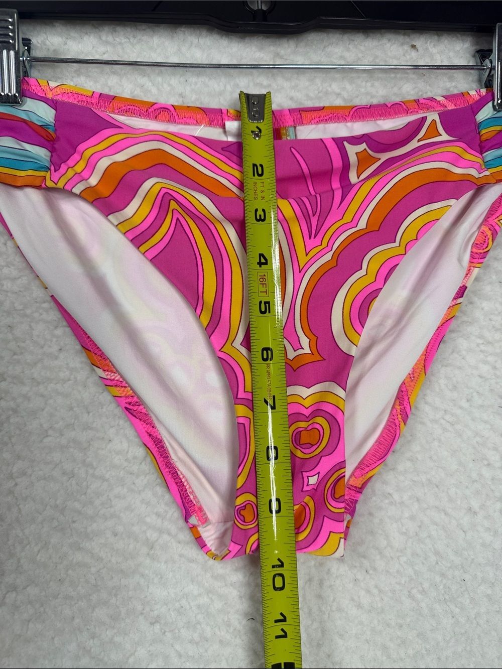 (A4) Trina Turk bikini bottom only
Swimsuit size 10 pink swirl
Turquoise orange - Picture 5 of 8